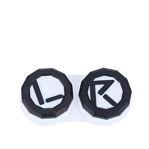 Contact Lens Box, Mini Contact Lens Holder Eye Care Lenses Case Set Cute Lovely Travel Kit Box (Blue)