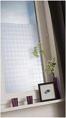 ABO No-Glue 3D Static Decorative Privacy Window Film, AW1003 (35.4'X78.7'(90x200cm))