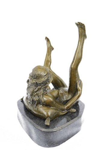 Handmade European Bronze Sculpture Nude Women Erotic Abstract Art