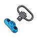 JIALITTE M-lok Sling Mount Standard QD Sling Swivel 1.25 Inch Adapter for M lok Rail (Blue)