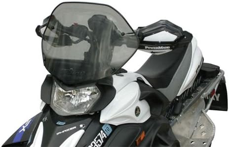 PowerMadd 15720 Cobra Windshield for Yamaha Phazer - Tint with black gradient - Mid height