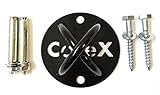 CoreX CoreMount. Bodyweight Strap and Resistance Training Wall Mount. Fitness Anchor. Wall Anchor. (Black)