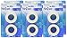 Nexcare Gentle Paper Carded First Aid Tape 1 in x 10 yds (6 rolls), 2 Count (Pack of 3)