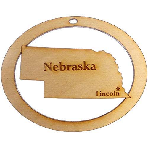 Personalized Nebraska Ornament Nebraska Souvenirs and