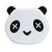 DZT1968 Cartoon Panda Candy Color Contact Lens Box Case For Eyes Care Kit (White)