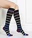 6 Pairs Women's Graduated Compression Trouser Socks 8-15mmHg