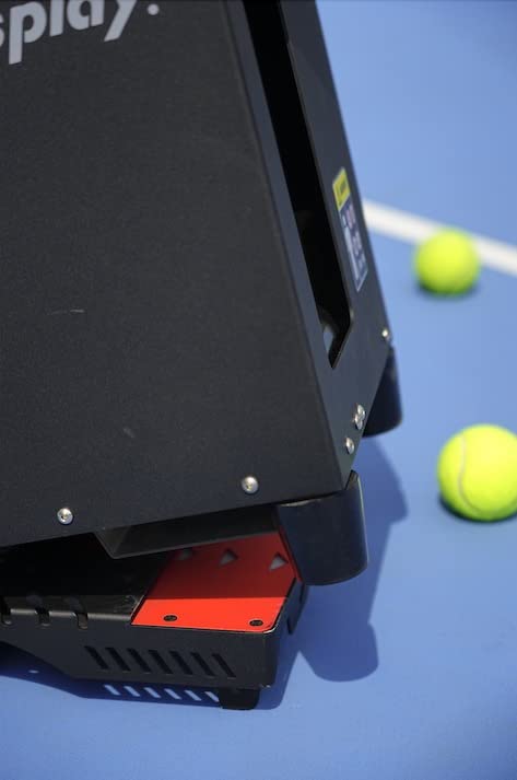 Nisplay Portable Tennis Ball Machine (26lbs) - Dual Motor for TopSpin and Backspin, 80+ Balls, Max 68MPH, 4+ Hours Play with External Lithium Battery