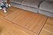 GinsonWare 3' X 5' Bamboo Floor Rug. #89-035 Natural Bamboo Color.
