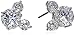Disney Mickey Large Cubic Zirconia Stud Earrings