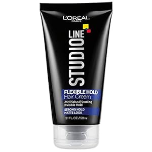 L’Oreal Paris Hair Care Studio Line Flexible Strong Hold Cream, 5.09 Fluid Ounce