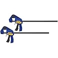 IRWINQUICK-GRIPOne-Handed Mini Bar Clamp 2 Pack, 12", 1964745