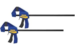 IRWINQUICK-GRIPOne-Handed Mini Bar Clamp 2 Pack, 12", 1964745