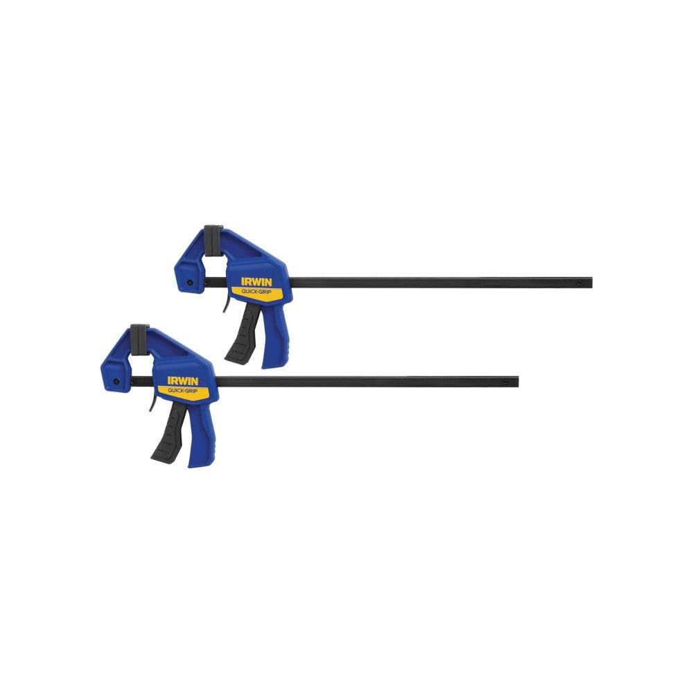 IRWINQUICK-GRIPOne-Handed Mini Bar Clamp 2 Pack, 12", 1964745