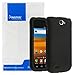 Aimo Wireless SAMT679PCLP001 Rubber Essentials Slim and Durable Rubberized Case for Samsung Exhibit II 4G/Galaxy Exhibit 4G T679 - Retail Packaging - Black
