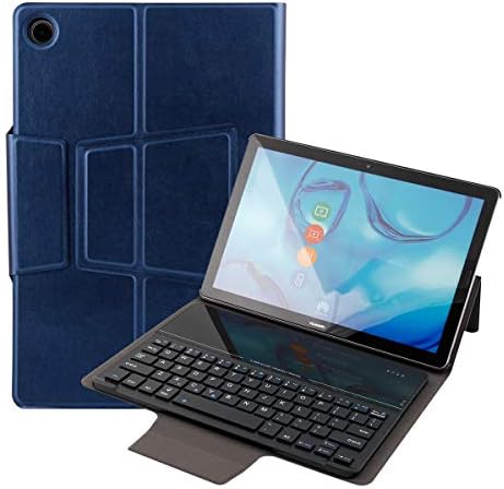 Huawei MediaPad M5 / M5 Pro 10.8" Case with Keyboard, Fusutonus Lightweight Smart Folio Shell, Detachable Wireless Keyboard, PU Leather Stand Cover for Huawei MediaPad M5 / M5 Pro 10.8" - Blue