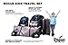 Rogue Kidz Single and Double Stroller Travel Bag For Airplane Gate Check - Durable Universal Large XL Cover With Padded Backpack Straps- Waterproof Heavy Duty Nylon Traveling Protector With Carry Case