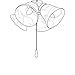 Ceiling Fan Chain Pulls White Wooden Pull Chain Extension for Ceiling Light Fan Chain 1 Pack