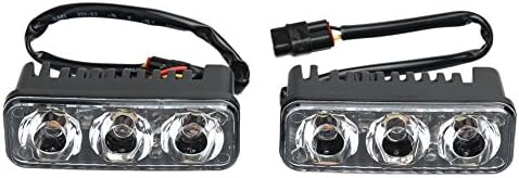 UEB 2 X 6 Led 9W Universal Source Waterproof DC12V DRL Daytime Running Light