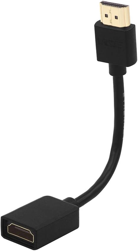 VCE VCELINK HDMI Extension Cable 4K HDMI Male to Female Extender Cable for TV Stick Roku Stick 1 Pack 14cm