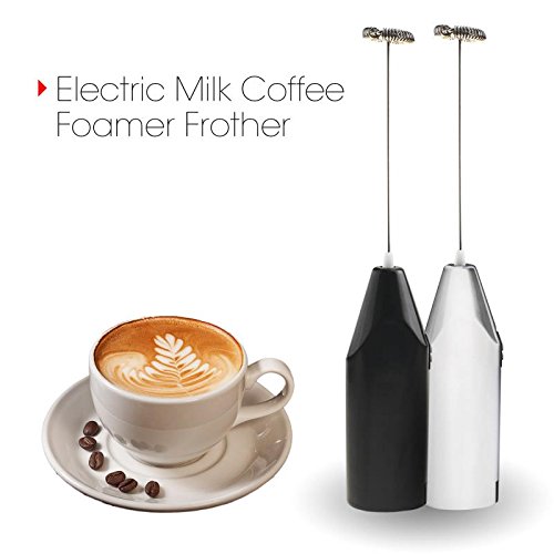image for Suntak Milk Frother Handheld Battery Operated Electric Foam Maker For 
