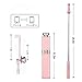 Selfie Stick,TOPMAX Portable Selfie Sticks [No Bluetooth] Wire Control Phone Holder for iPhone 4-8 ( 8/8 plus 7/7 plus need an adapter) and Android (4.2.2 above system) (Pink)