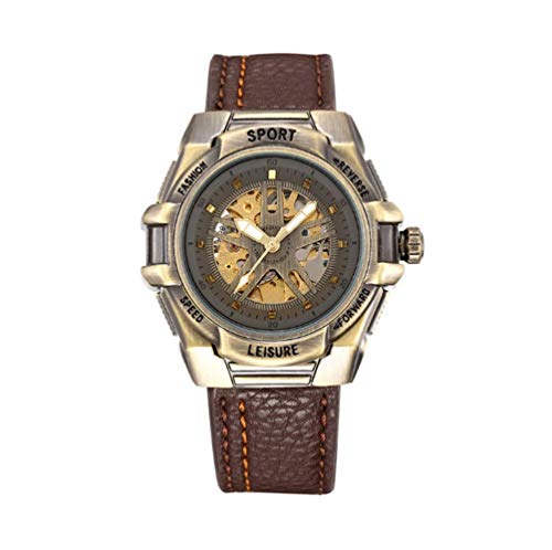 Men's Skeleton Steampunk Leather Sport Wrist Watch Nigeria Ubuy