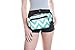 Fanny Pack Waist Bag - Chevron Festival Packs for men, women | Cute Fashion Belt Bum Bags (teal)