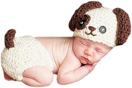 Unisex Baby Crochet Flower Honey Bee Costume Infant Clothes Outfit Photo Props 0-6 Months
