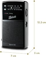 Roberts SPORTS 925 Personal FM AM Radio Black view 3
