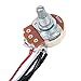 Kmise MI0321 Guitar Wiring Harness Prewired Two Pickup 500K Pots 3-Way Toggle Switch Chrome