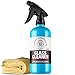 Shine Society Glass and Window Cleaner, 100% All-Natural Anti Streak Formula, Made for Tinted and Non-Tinted Car Windows with Microfiber Towel Included (18 oz.) primary