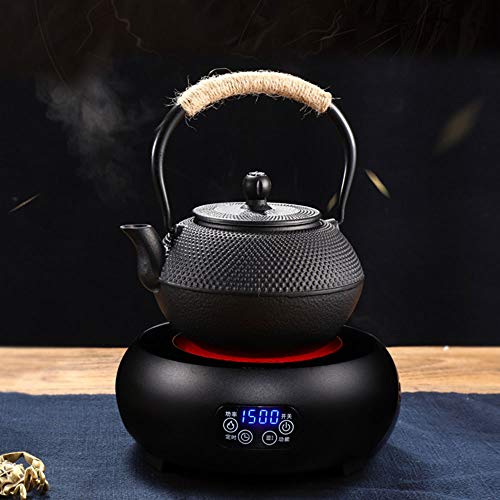 Hwagui Cast Iron Teapot With Stainless Steel Infuser For Loose Leaf