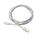 Cable Matters 2-Pack, Gold Plated Hi-Speed USB 2.0 Type A to Micro-B Cable in White 6 Feet