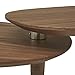 Amazon Brand – Rivet Allyson Mid-Century Modern Two-Shelf Adjustable Coffee Table, Walnut