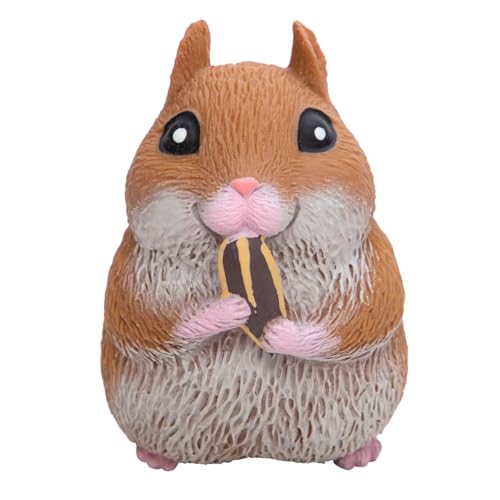 Schylling Chonky Cheeks Hamster - Squishy Squeeze Toy - Color May Vary - Age 3+ (Pack of 1)