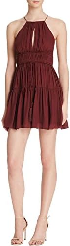 Jaya Apparel Womens Silk Cut-Out Cocktail Dress Purple XXS