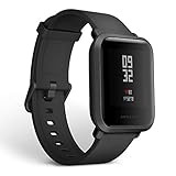 Amazfit Bip Smartwatch by Huami with All-Day Heart Rate and Activity Tracking, Sleep Monitoring, GPS, Ultra-Long Battery Life, Bluetooth, US Service and Warranty - A1608 Black