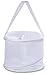 Handy Laundry Foldable Shower Caddy - Collapsible, Portable, Drainage Hole, Carry Handle, Large Compartments, Great Organizer for Camp, Travel, Gym, and Dorm (White)