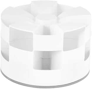 Caja de almacenamiento de escritorio giratoria División de joyería de