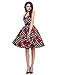 GRACE KARIN Women's Halter Vintage Rockabilly Ball Dress Color D(M)