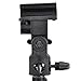 CowboyStudio Flashlight /Hot Shoe/Umbrella Holder with Swivel/Tilt Bracket for Nikon and Canon E430 E580 SB600 SB800 SB900