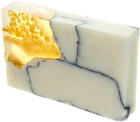 Handmade Organic All Natural Soap Bar for All Skin Types with Essential Oils - Moonstone Scented - 5 ounces
