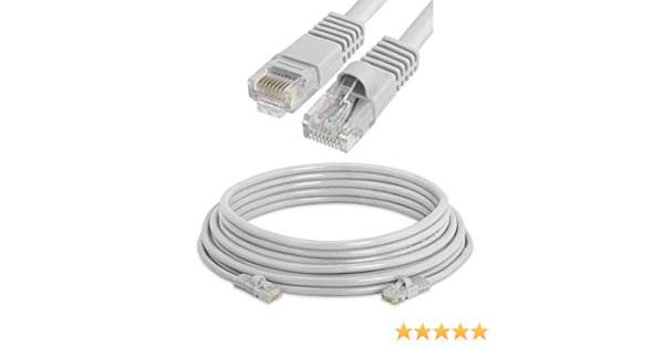 Amazon Com Nicetq 10ft Cat5e Rj45 Ethernet Network Cable Cord For Google Wifi System Router Nls 1304 25 Electronics