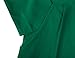 MUXXN Women's Classic 50s 60s Half Collar Office Dresses Mid Length Homecoming Graduation Dress Green S