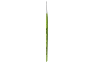 DA VINCI BRUSHES da Vinci Student Series 373 Fit for School and Hobby Paint Brush, Round Elastic Synthetic with Green Matte Handle, Size 2