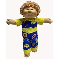 Doll Clothes Super store Happy Friends Jumpsuit for Boy Or Girl Cabbage Patch Kid and Baby Dolls