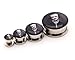 Screw on Plugs - Edgar Allan Poe Picture Plugs - 2g - 6mm - Sold As a Pair