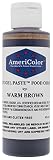 WARM BROWN SOFT GEL PASTE 4.5 OZ Cake Decorating