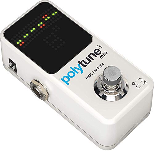 TC Electronic Polytune 3 Mini Bundle with 2 MXR Patch Cables