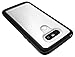 LG G5 Case - Diztronic Voyeur Series - Matte Black & Crystal Clear Case - Soft Touch Flexible TPU Phone Bumper Frame & Hard Polycarbonate PC Back Cover Window with Anti-Scratch Coating